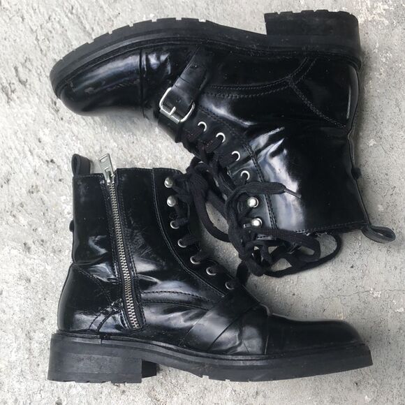 All Saints Donita combat boots - Picture 2 of 10